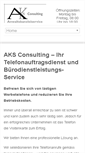 Mobile Screenshot of aksconsulting.ch